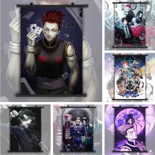 Canvas Wall Art Modern HUNTER X HUNTER Prints Painting Plastic Hanging Scrolls Posters Home Decor Living Room Modular Pictures