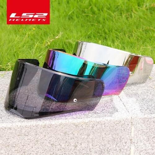 Original LS2 FF390 helmet visor clear/dark smoke/silver/rainbow only for LS2 Breaker helmets lens with pin