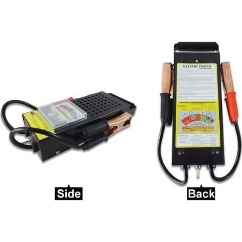 6V 12V Portable 100Amp Metal Mechanics Tool Battery Load Tester New Car Motorcycle Battery Tester Tool