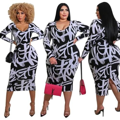 Plus Size S-5XL Dresses Women Party High Waist Elegant O Neck White Vintage Maxi Dress Street Wear Wholesale Dropshipping 2021