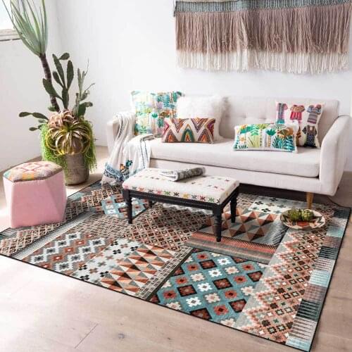 Nordic Home Rugs And Carpets For Living Room Bedroom Area Rug Bohemia Tea Table Mat Modern Simple Geometry Family Bedside Carpet