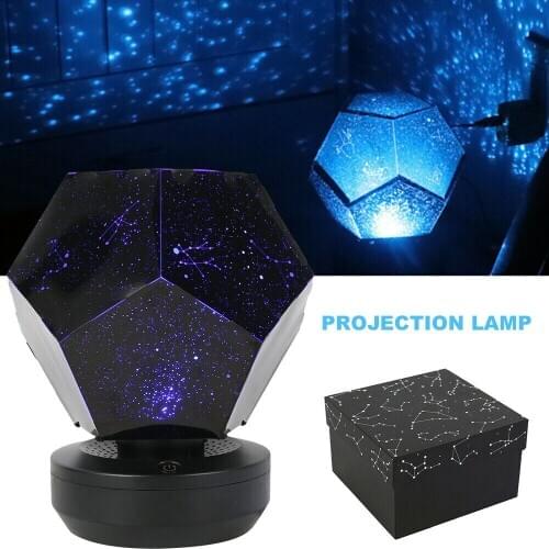 LED Galaxy Starry Night Light Laser Projector Light Ocean Star Sky Party Romantic Rotate Speaker Lamp Kids Baby Christmas Gift