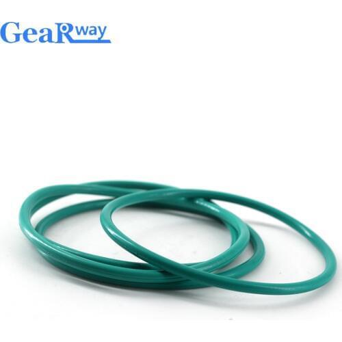 Gearway 2.4mm CS O Ring Seal Gasket Green FKM O Ring Seal Washer 65/66/67/68/83/84/85mm OD Oil Resistance O Ring Sealing