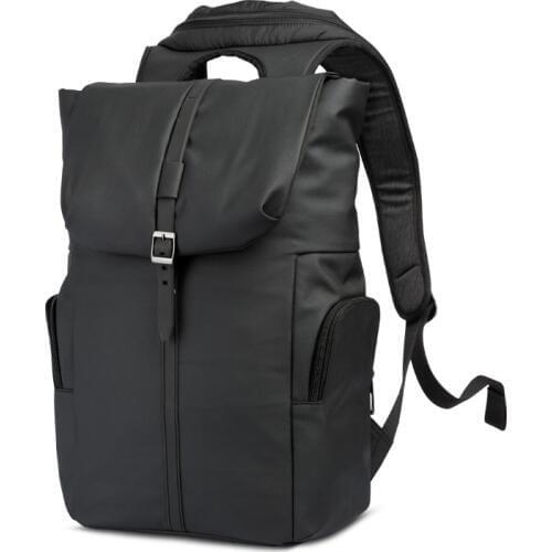 CAI High Capacity PU cover Men Backpack Bag with Hat Travel Waterproof Laptop Leather Casual bags for Men Women Teenagers