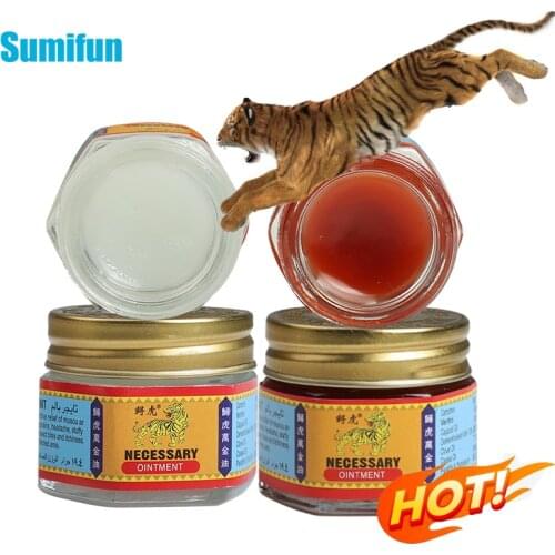 2pcs 100% Original Red White Tiger Balm Ointment Thailand Painkiller Cream Muscle Pain Relief Soothe itch Essential Plaster Hot