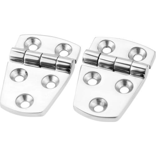 2ps 2.24" 57mm Stainless Steel Marine Boat Marine Flush Door Hinges Marine Door Window Cabin Stamp Strap Hinge Boats Accessories