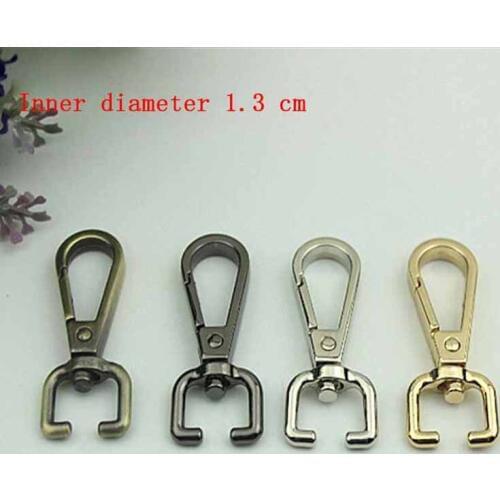20 pcs/lot 2019 New Luggage hardware accessories Shoulder straps tail ring opening Hook key chain Inner diameter of 1.3 cm
