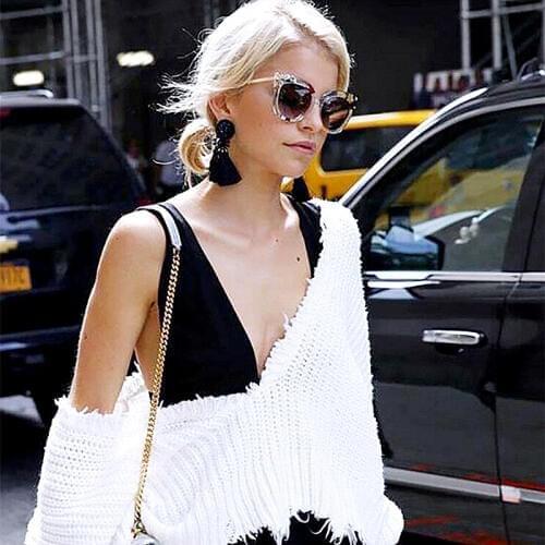 6 Colors Bohemia Indian Long Tassel Hanging Fringing Dangle Drop Earrings for Women Statement Ethnic Earring Bijouterie Jewelry