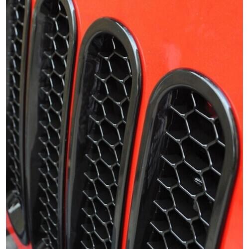 7Pcs/set Front Grill Cover decoration Trim Insert Mesh Accessories Styling for 07-16 Jeep JK Wrangler Exterior Accessories