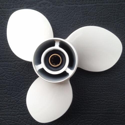 9 1/4x 12 for hidea 9.9HP 15hp propellers 8 tooth spine aluminum propellers outboard boat motors marine propeller