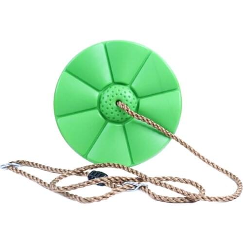 Climbing Rope Tree Swing Set for Kids with Platforms and Disc Swing Seat,Tree House Tire Saucer Swing Outdoor