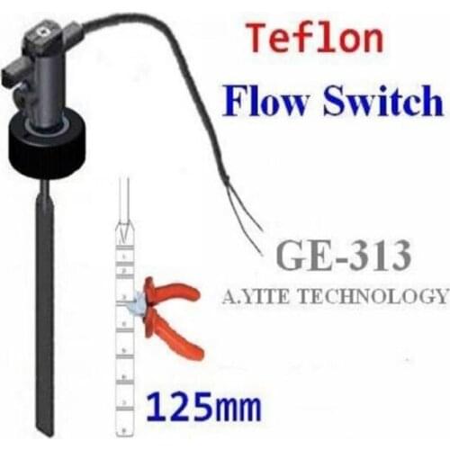GE-313 Corrosion Resistant Plastic Baffle Flow Switch PTFE [Corrosion resistance is far superior to stainless steel] joint G3/4