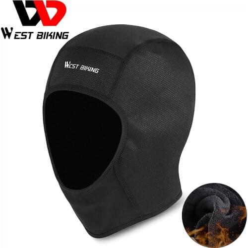 WEST BIKING Winter Warm Headwear Cycling Motorcycle Helmet Liner Cap Sports Running Skiing Multifunctional Headwear Bandana
