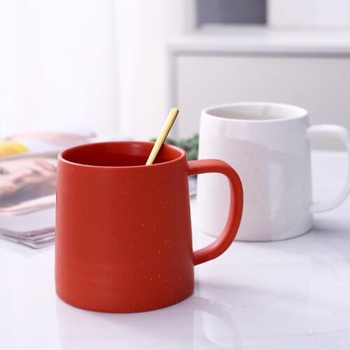 Nordic Ceramic Cup Couple Water Cup Large Capacity Mug Personality Simple Home Milk Cup Coffee Cup