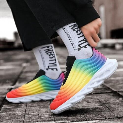 Running Shoes 2019 New Breathable Brand Lace Up Mens Shoes Outdoor Non-slip Designer Platform Sneakers Camouflage Sport Shoes