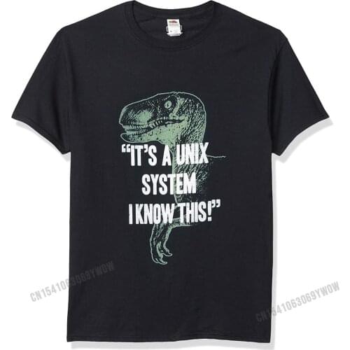 Jurassic Park Mens I Know This T-Shirt T Shirt Summer Newest Men T Shirt Summer Cotton