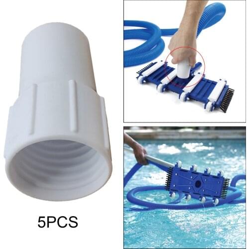 Plastic 5pcs Swimming Pool Vacuum Hose Cuffs, Hose End Connector Durable Swimming Pool Replacement Cuffs