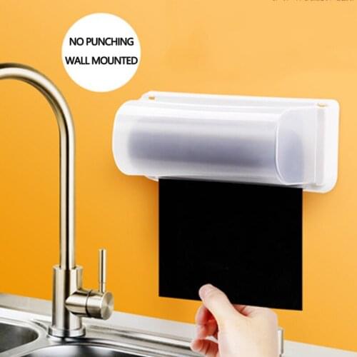 Kitchen Plastic Bag Storage Good Things Wall Mounted Garbage Bag Storage Box Extraction Finishing Box Creative Storage Box