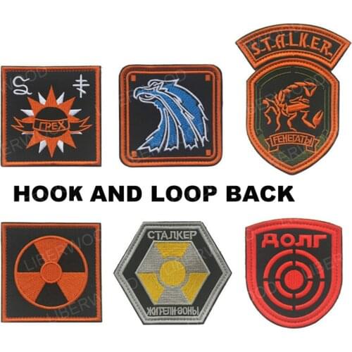 Nuclear Power Plant Radiation Design Cotton Fabric S.T.A.L.K.E.R.Badge Patch Sewing Machine Diy PATCHES