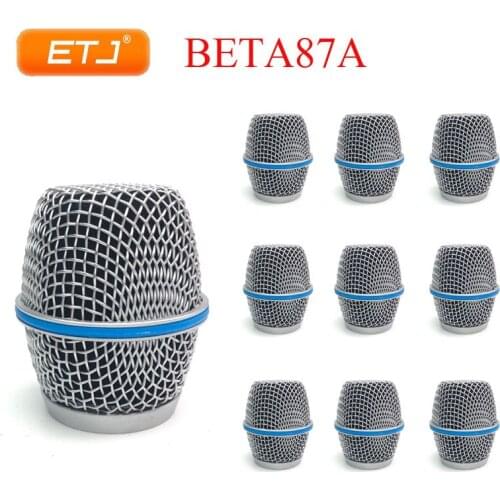 10pcs Microphone Ball Mesh Grille Beta87A Microphone Accessories Ball Head Replacement Accessory