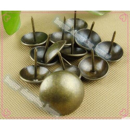 16MM Nail bronze color Upholstery Nail Jewelry Box Wall Door Sofa Furniture Decorative Tack Stud Pushpin