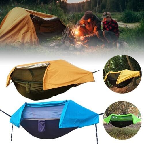 Sunshade Waterproof Mosquito Net Hammock Nylon Outdoor Hiking Camping Tent NIN668
