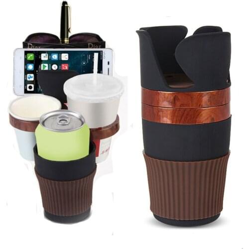 ABS silicone a three-purpose Beverage Bottle Ruck Mount Holder for Drinks Water Cup Holder Car Auto Accessories Car Styling