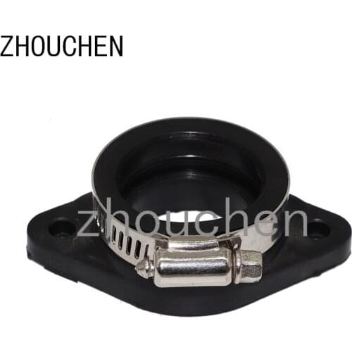 Universal 40mm Motorcycle Rubber Adapter Inlet Intake Pipe For PWK PE carburetor modified