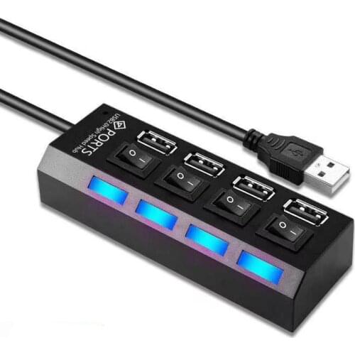 USB hub notebook computer U disk mouse keyboard splitter multi-port data switch 50cm line length