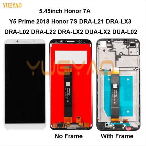 For Huawei Y5 Prime 2018 LCD Display Touch Screen New Honor 7S DUA-L22 DUA L02 L22 LX2 For Huawei Honor 7A LCD Screen