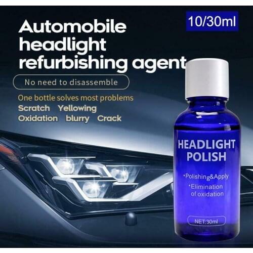 10ML/30ML Car Headlights Liquid Repair Agent Ceramic Coat Super Hydrophobic Glass Polishing Coating Liquid 9H Hardness TSLM