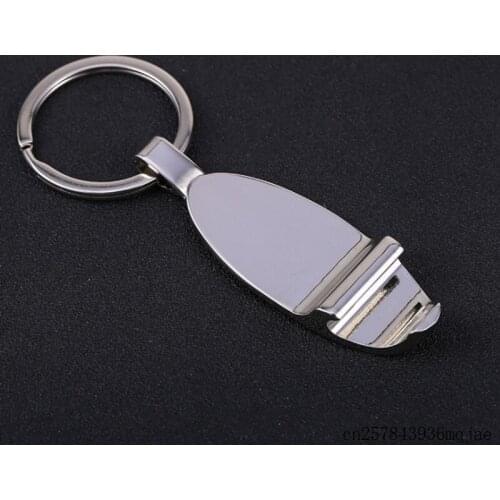 100pcs Personalized Key Chains Bottle Opener Engraving Wine Beer Ioebers Key Ring Customize Logo