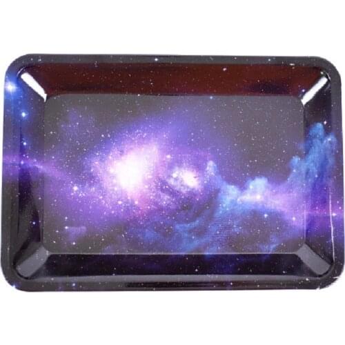 18*12.5CM Weed Rolling Tray Metal Cigarette Smoking Rolling Tray Herb Tobacco Tinplate Plate Discs Smoke Cigarette Paper Tray