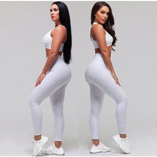 2021 2PC Yoga Clothes Women Bodysuit Sleeveless Sports Slimming Fitness Gym Tracksuit For Female Workout Sportswear Girl Clothes