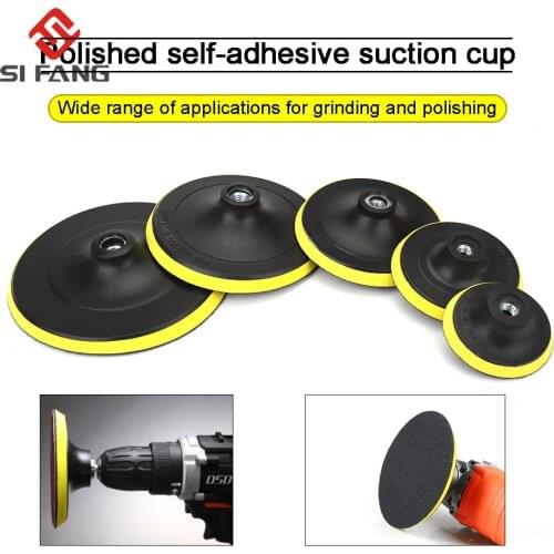 3/4/5/6/7 Inch Backing Pad Self-Adhesive Polishing Pad Sandpaper Sucker Polishing Disc For Electric Grinder Polisher Tools 1PC