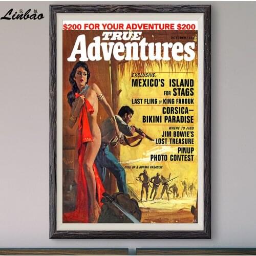 V403 1965 Stags Fling Jim Bowies Bikini ! Vintage Classic Movie Print Silk Poster Home Deco Wall Art Gift