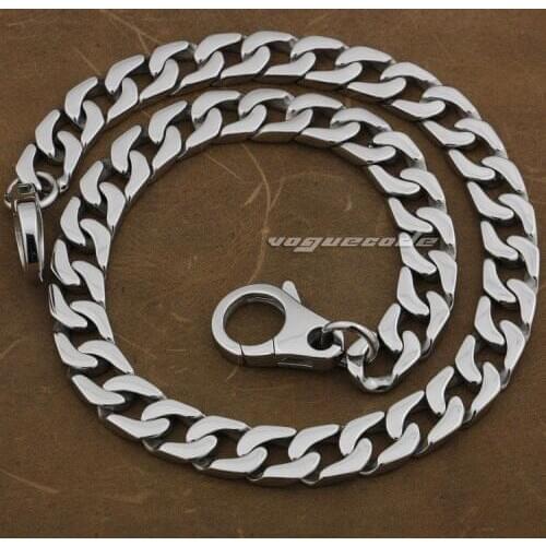 14" ~ 36" 316L Stainless Steel Curb Mens Wallet Chain 5C015WCA_#24"