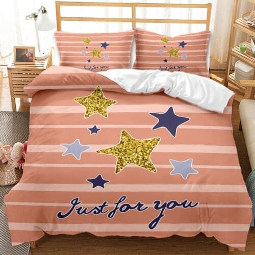 European and American Fashion Cartoon Dinosaur 2/3 Piece Set 3D Digital Printing Brushed Feather Duvet Cover Bedding Kit
