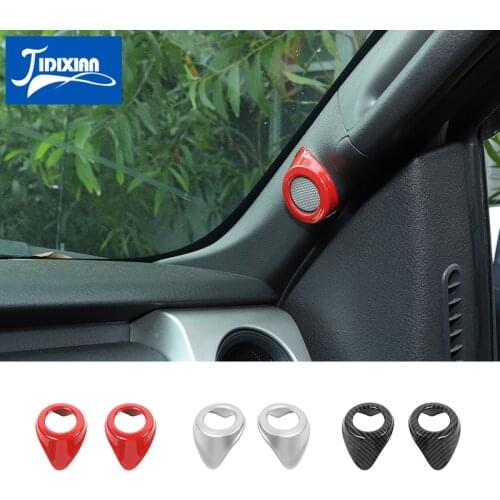 MOPAI Interior Mouldings Car A Pillar Speaker Decoration Cover Sticker for Ford F150 Raptor 2009-2014 Car Accessories