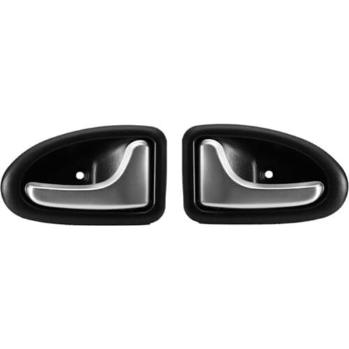 Left/Right Portable Car Interior Door Plating Handles Knobs for Renault Clio
