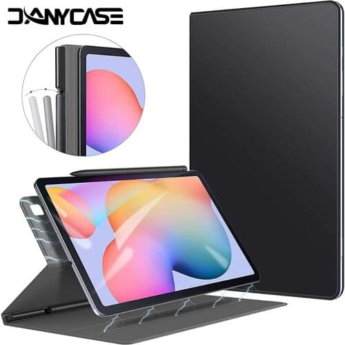 Magnetic Tablet Case For Samsung Galaxy Tab S6 Lite 2020 SM-P610 P615 Smart Cover For Galaxy Tab S7 Plus SM-T970 T975 S7 SM-T870