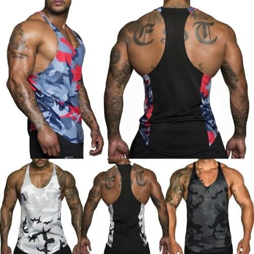 Skull Print Bodybuilding Stringer Tank Tops Men Gyms Stringer Shirt Fitness Tank Top Men Gyms Clothing Cotton Vest