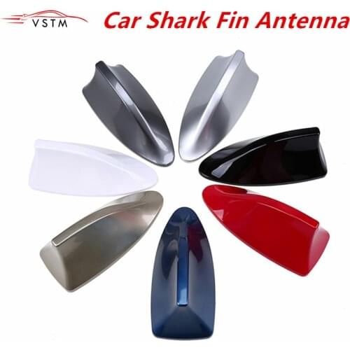 Newly Car Shark Fin Antenna Auto Radio Signal Aerials Roof Antennas for Car Styling with free shiping
