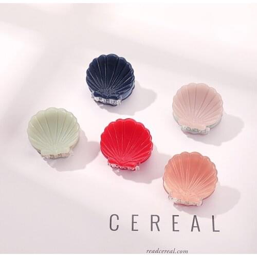 New personality shell small hair claw simple fashion sweet cute side clip bangs clip headdress hair accessories womenSY154