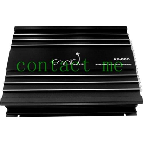 Original car audio amplifier, 4-channel four-channel high-power 3800W double bass output amplifier. Distortion: 0.01