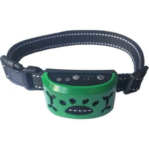 Rechargeable Dog Bark Collar No Shock Barking Collar Vibration Beep Modes Small Medium Large Dogs Breeds No Harm Training Collar