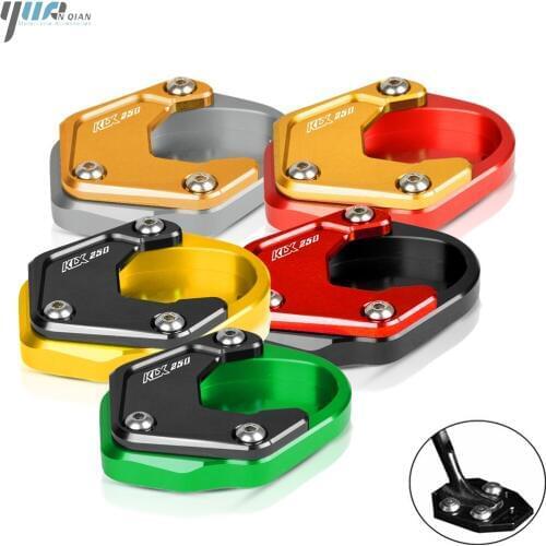 Motorcycle Kickstand Enlarger Side Stand Pad Extension Support Plate For KAWASAKI KLX250 KLX 250 2009-2016 2015 2014 2013 2012