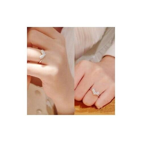 17mm Size Adjustable Factory price! New Style Fashion Shiny Love Ring 2021 HOT