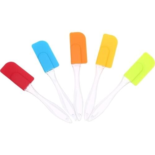 Cooking Spatula Silicone Cream Baking Scraper Non Stick Butter Cake SpatulaHeat Resistant Brushes Kitchen Utensil 1Pc