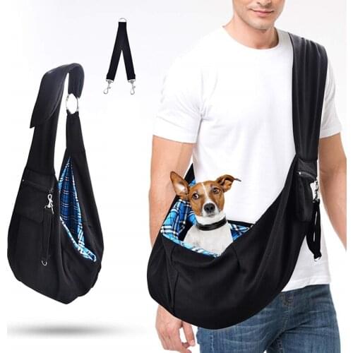 Pet Carrying Supplies Outdoor Travel One-shoulder Messenger Dog Bag Double-sided Breathable Cat Backpack Puppy Dog Accessories